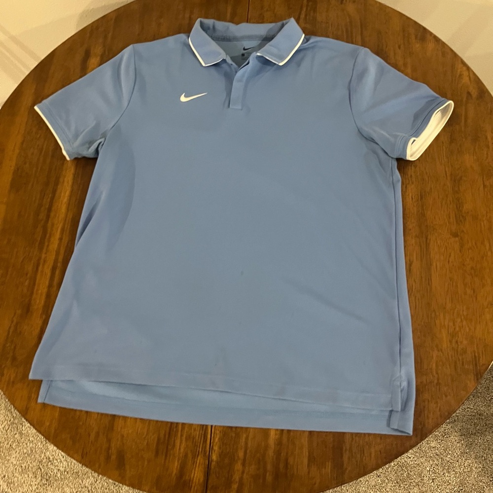 Nike Men's Light Blue Team Polo